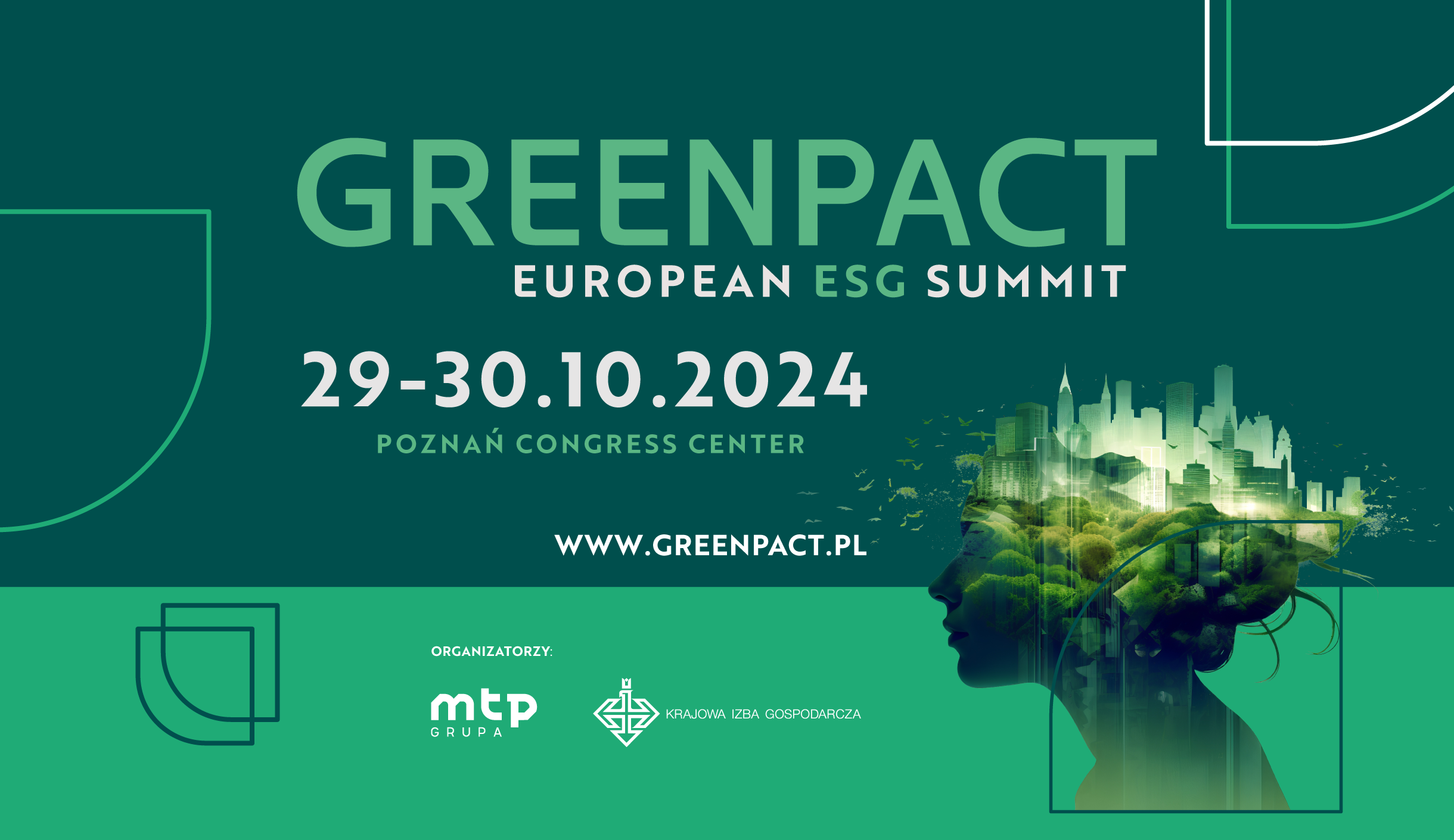 Kongres GREENPACT European ESG Summit, 29-30 października 2024 r., Poznań